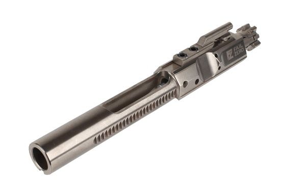 The FailZero 308 BCG with Nickel Boron finish has properly staked gas key screws